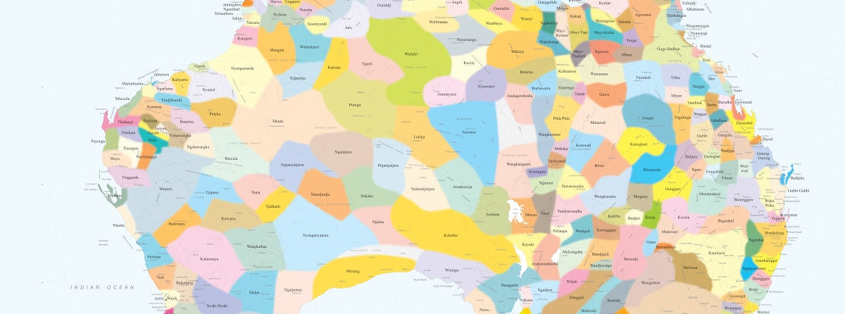 Map of Indigenous Australia