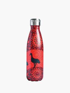 Stainless Steel Water Bottle - Emu Dreaming