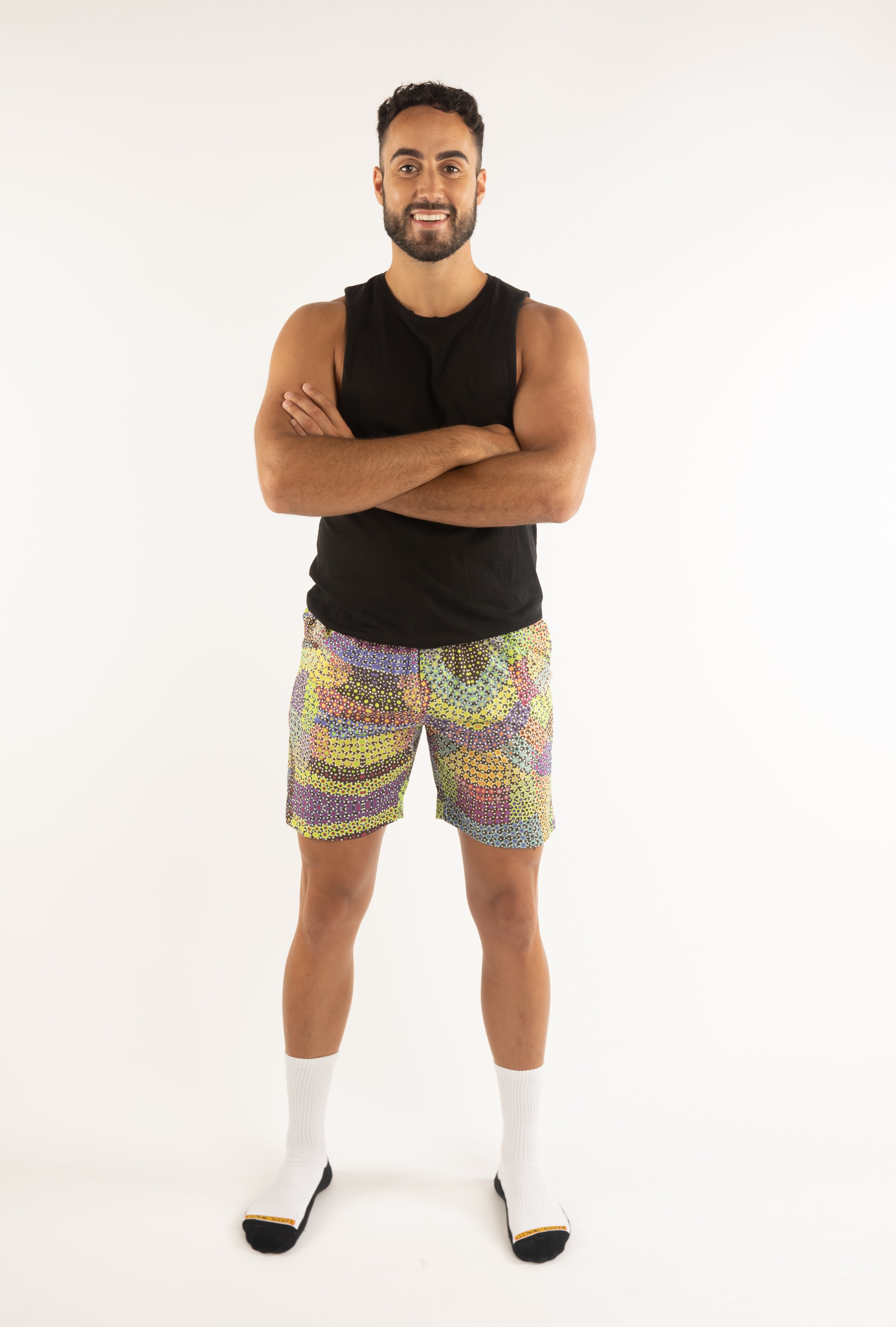 Rex Pyjama Shorts - Pilbara Wildflowers