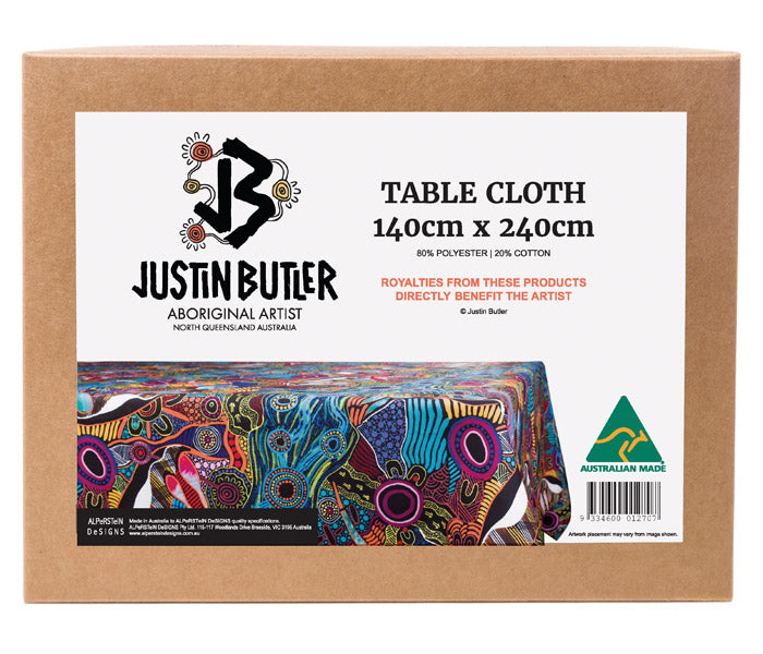 Table Cloth 140 x 240 cm by Justin Butler